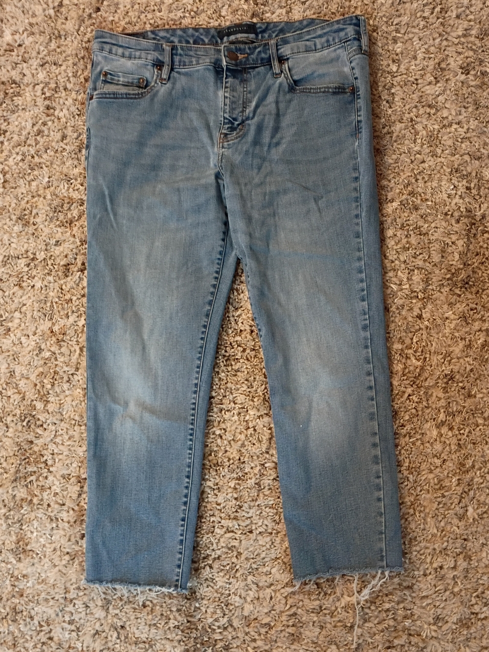 Aeropostale Women's Light Blue Stretch Jeggings